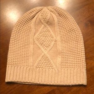 Blush slouchy beanie